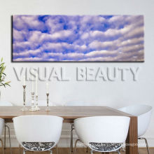 Natural Blue Sky Panoramic Painting Print On Canvas